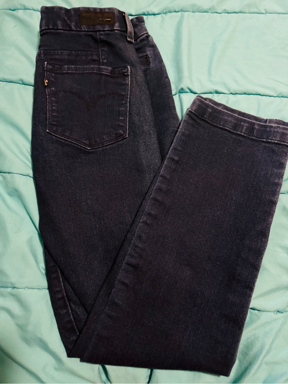 Levi's Women's Dark Indigo Straight-Leg Jeans